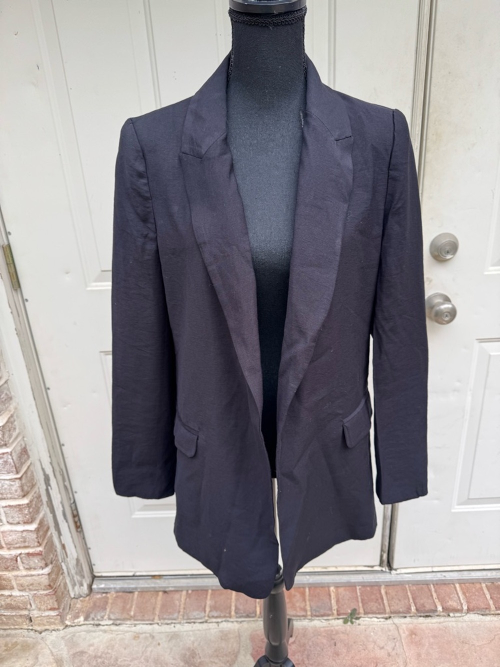Truth by Republic, Black, Open-Front Women's Blazer Jacket, Size S/P